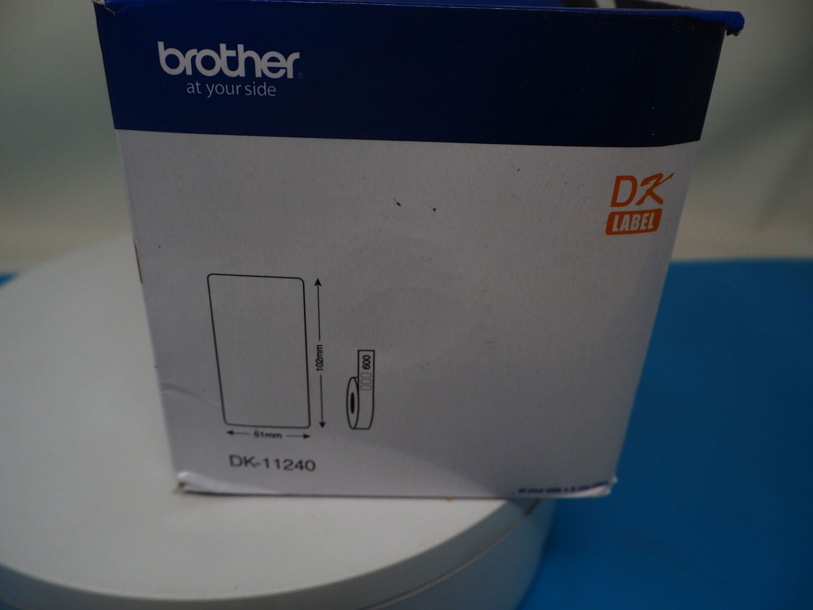 Brother DK-11240 600 x Black On White Non Adhesive Barcode Labels 102mm x 51mm - Reboot Hub