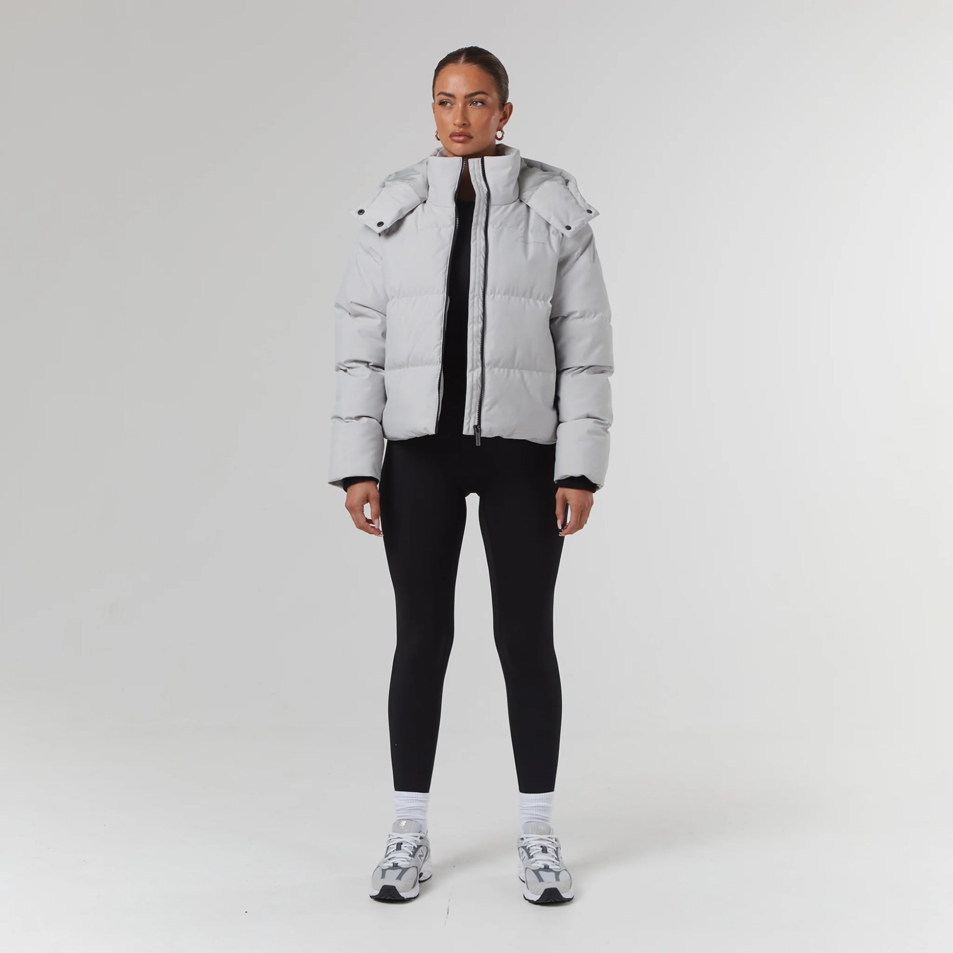 CLOSURE LND Storm Cuff Puffer | Dark Stone UK14