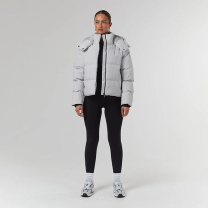 CLOSURE LND Storm Cuff Puffer | Dark Stone UK14