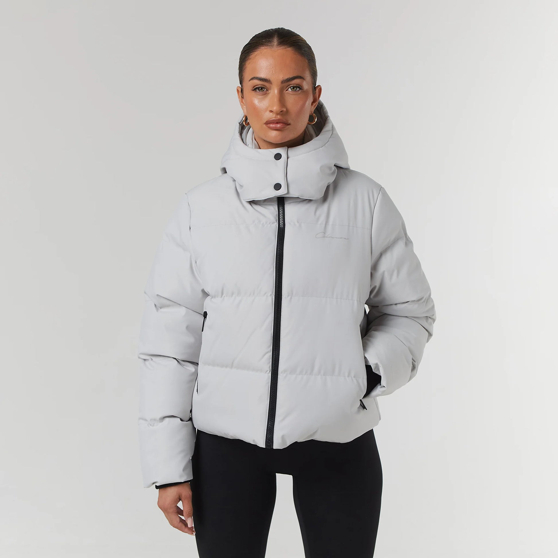 CLOSURE LND Storm Cuff Puffer | Dark Stone UK14