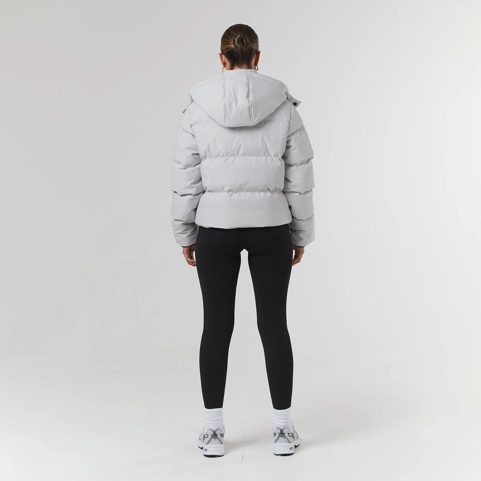 CLOSURE LND Storm Cuff Puffer | Dark Stone UK14
