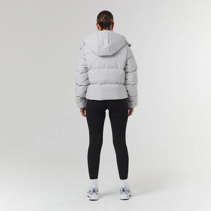 CLOSURE LND Storm Cuff Puffer | Dark Stone UK14