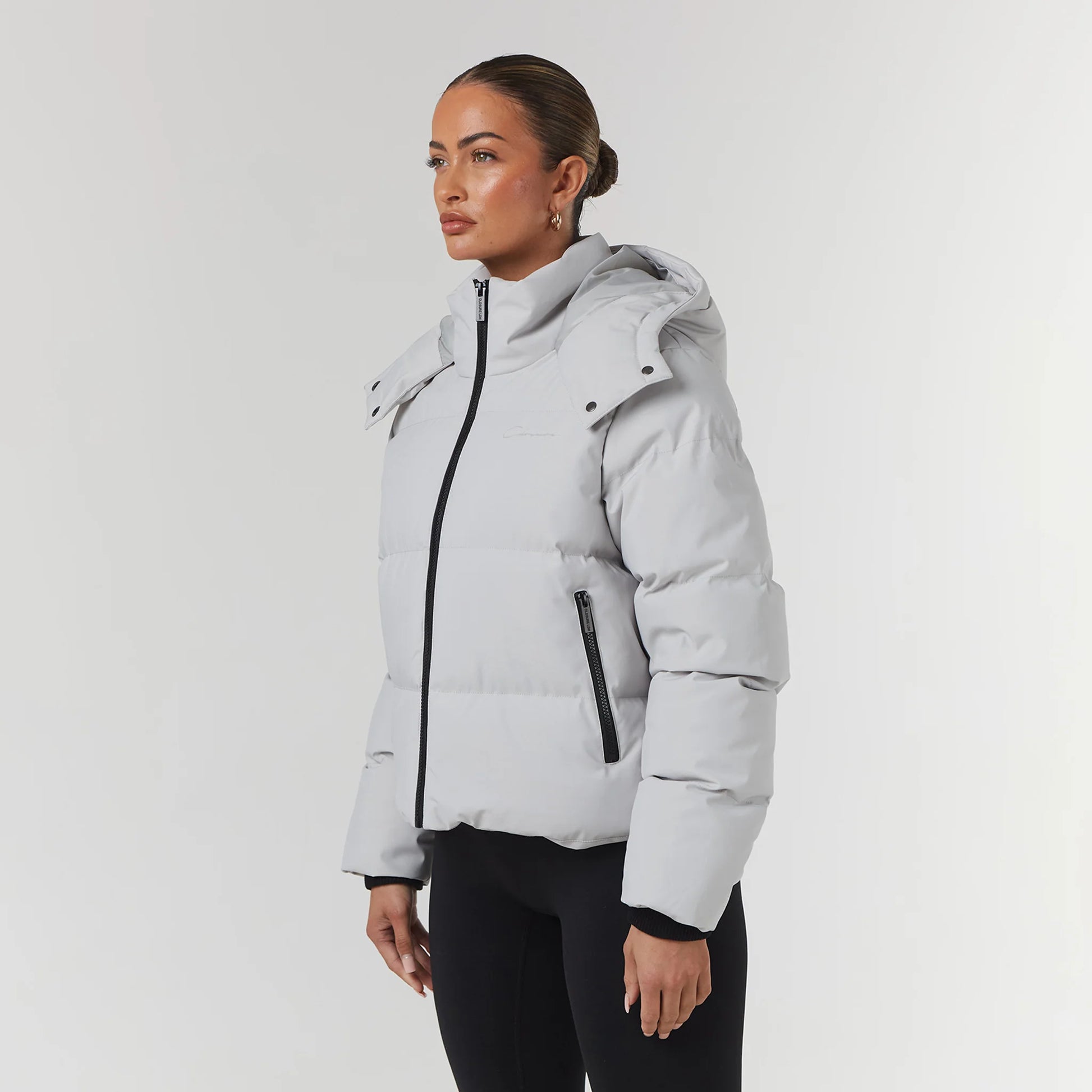 CLOSURE LND Storm Cuff Puffer | Dark Stone UK14