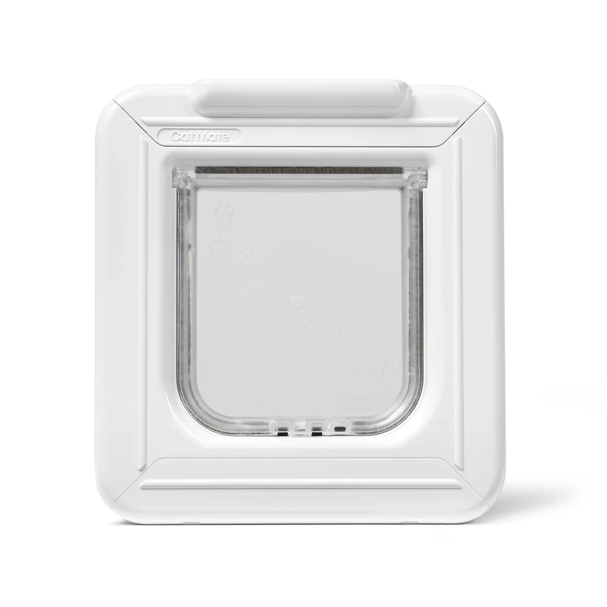 Cat Mate Elite Microchip Cat Flap with Timer & 4-Way Lock – White (355W)