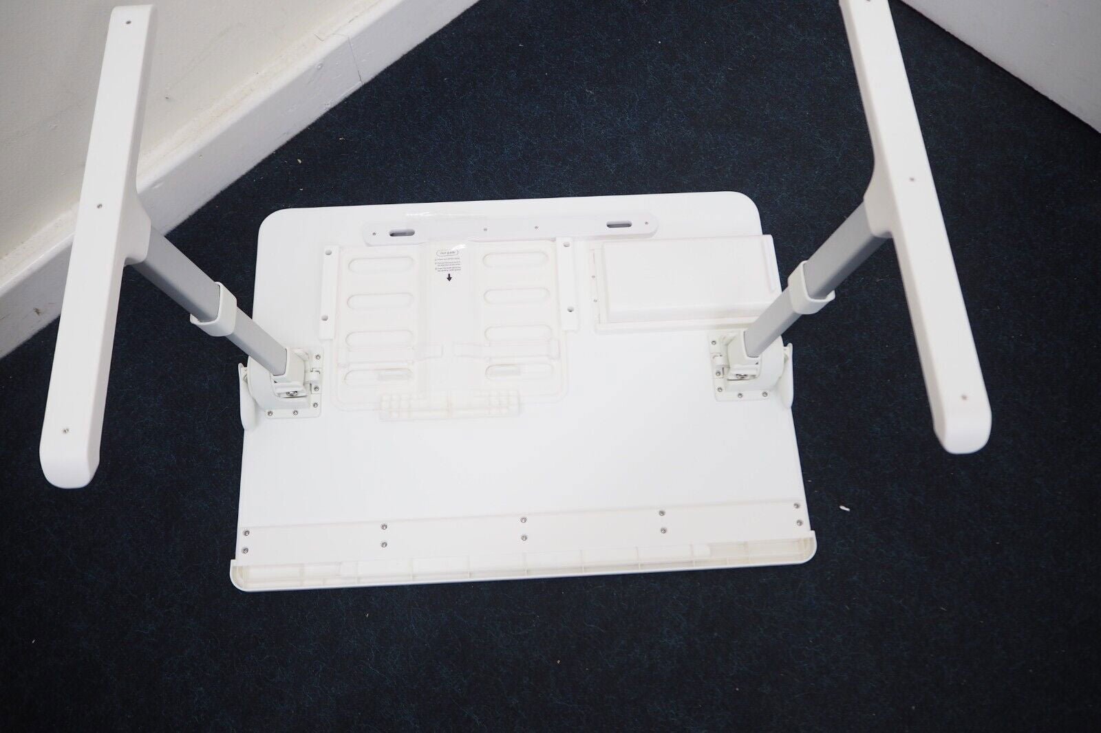 Cooper Desk PRO Large Laptop Table, Adjustable Height | Leather Laptop Lap Tray - Reboot Hub