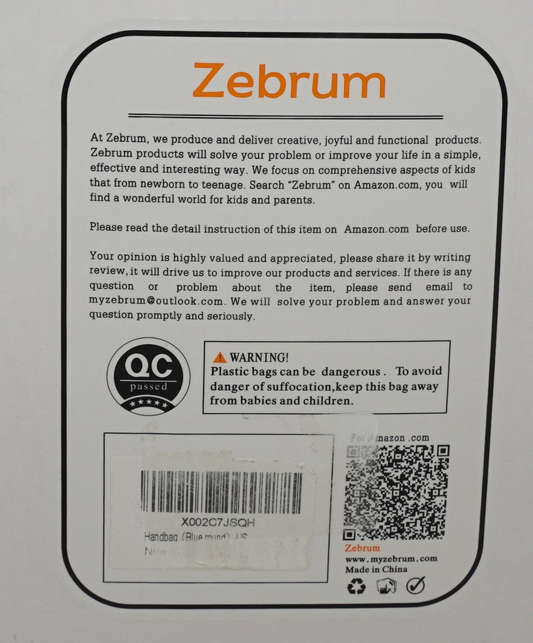 Zebrum women's evening designer clutch hand bag purse