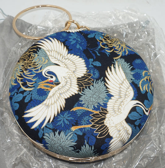 Zebrum women's evening designer clutch hand bag purse