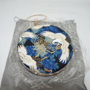 Zebrum women's evening designer clutch hand bag purse