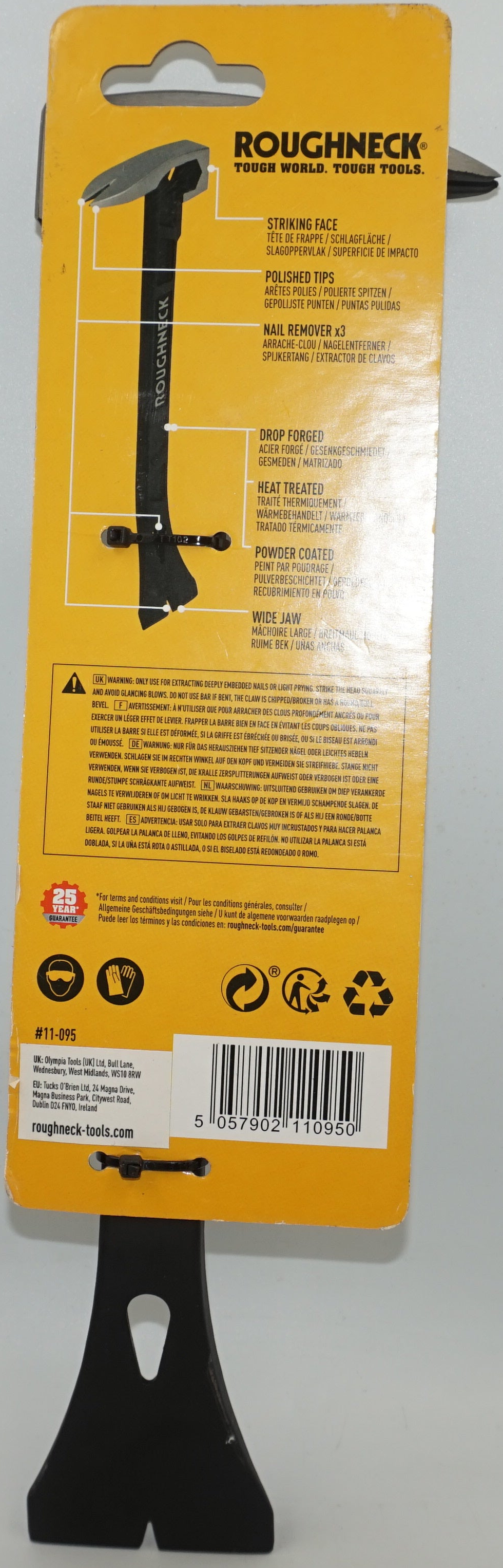 roughneck gorilla moulding pry bar 12" 11-095