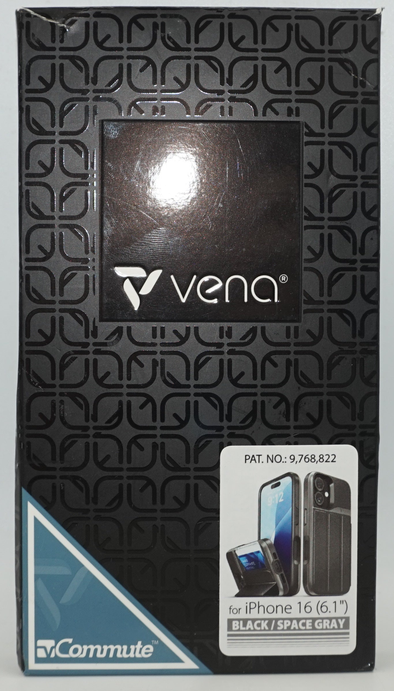 vena commute iPhone 16 phone cover with card holder