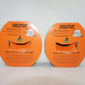 2X Gorilla tape black extra strong 32mX48mm