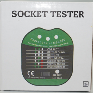 UK socket tester MS6860