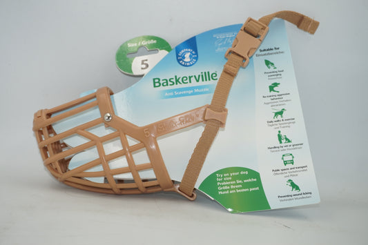 baskerville anti scavenge muzzle Size 5