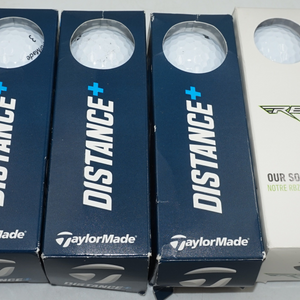 Pack of 12 TaylorMade golf balls 9 distance plus + 3 RBZ soft golf balls