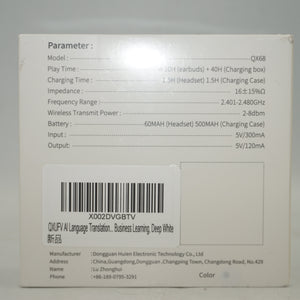 QXUFV open-ear headphones model QX68