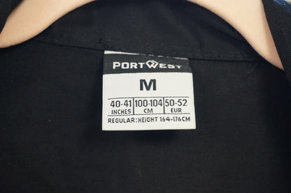 PortWest Liverpool zip coverall size M-BLACK