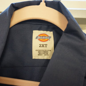 dickies long sleeve work shirt 2X large tall
