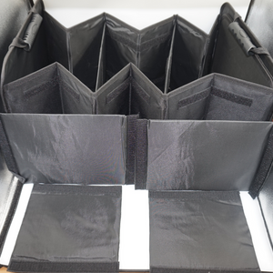 Einesin large foldable car boot organiser with cooler bag