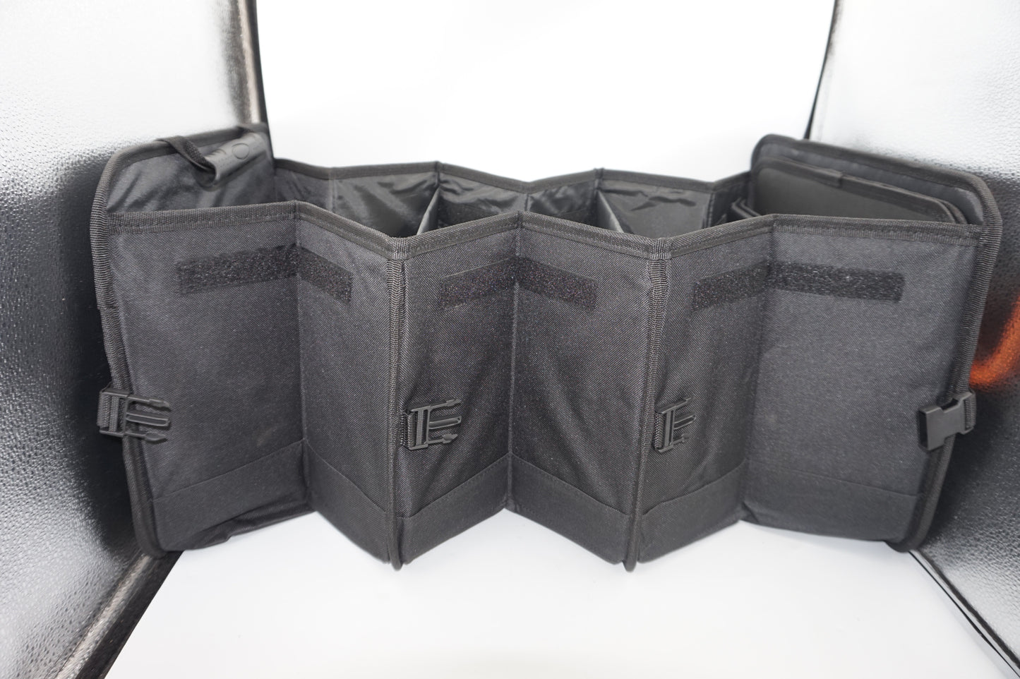 Einesin large foldable car boot organiser with cooler bag