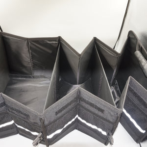 Einesin large foldable car boot organiser with cooler bag