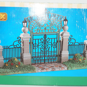 Lemax village collection table accent Victoria park gateway 83372