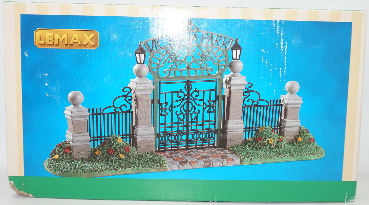 Lemax village collection table accent Victoria park gateway 83372