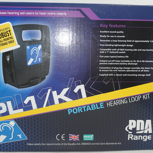 PDA range PL1/K1 Portable hearing loop kit