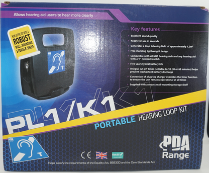 PDA range PL1/K1 Portable hearing loop kit