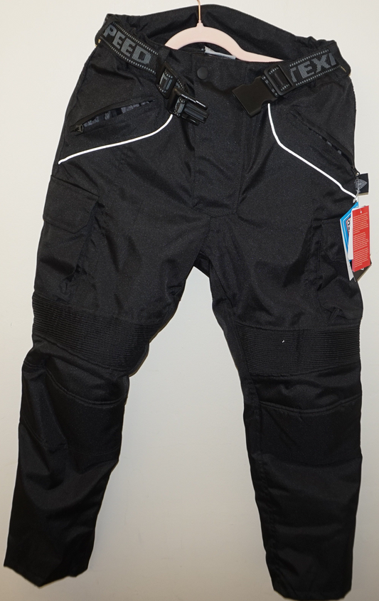 Texpeed waterproof motorbike cargo trousers size 30 inside leg 28 sku CT-BK