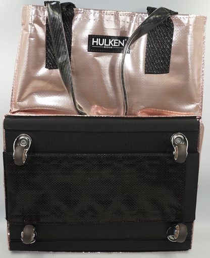 Hulken original rolling tote bag size M-Rose Gold