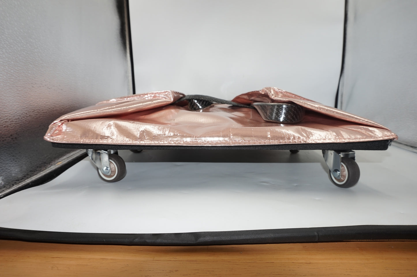 Hulken original rolling tote bag size M-Rose Gold