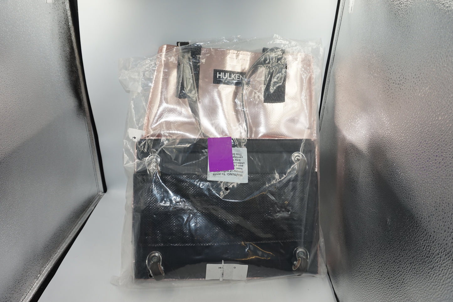 Hulken original rolling tote bag size M-Rose Gold