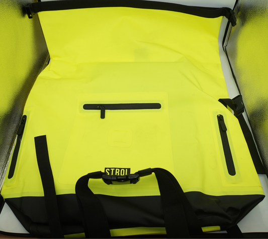Strol 54L high-visablity waterproof bag with internal compartment