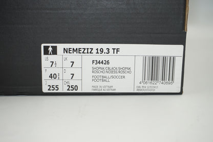 Adidas nemeziz 19.3 TF Football shoes UK size 7 F34426