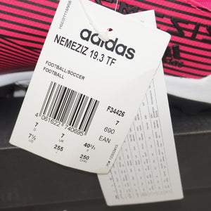 Adidas nemeziz 19.3 TF Football shoes UK size 7 F34426