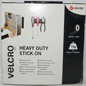 Velcro brand Heavy duty stick on tape 50mm X 10m