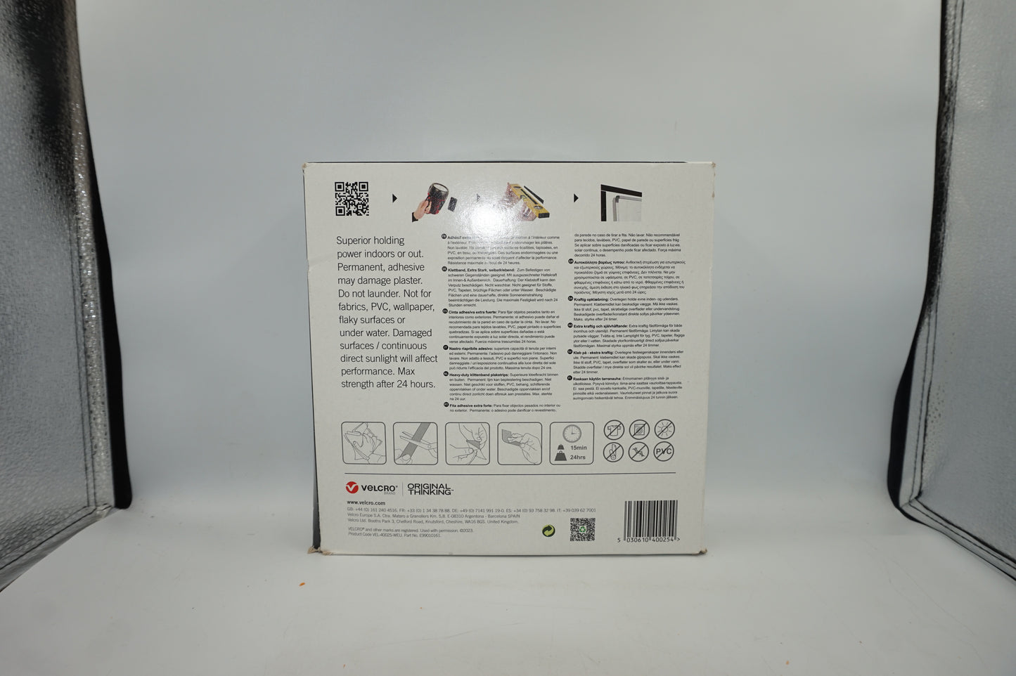 Velcro brand Heavy duty stick on tape 50mm X 10m