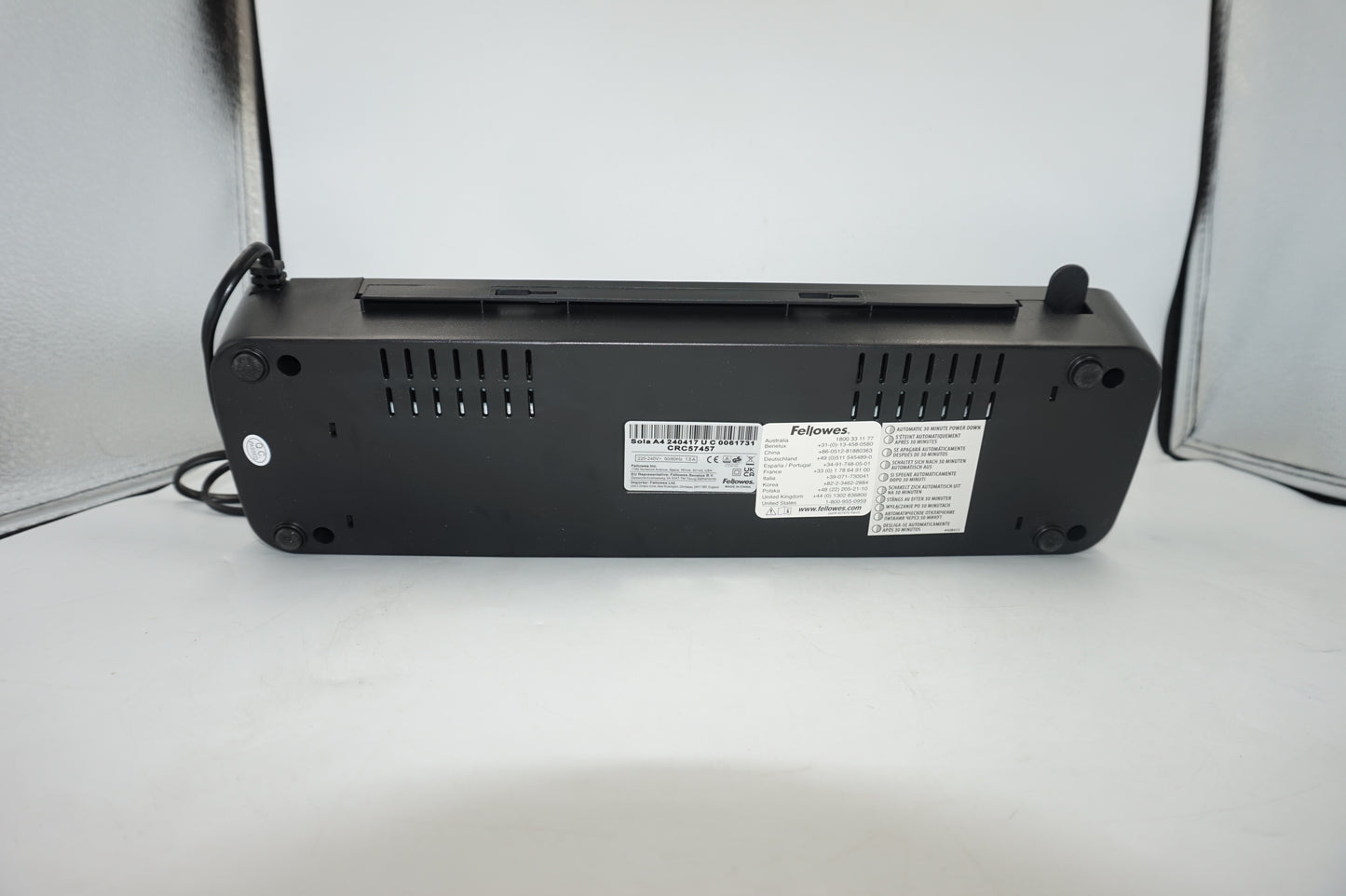 Fellowes sola A4 laminator