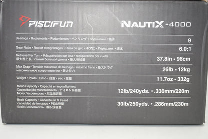 Piscifun Nautix 4000 aluminium body spinning fishing reel