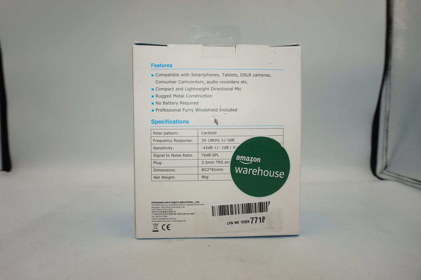 Boya BY-MM1 Universal cardioid microphone