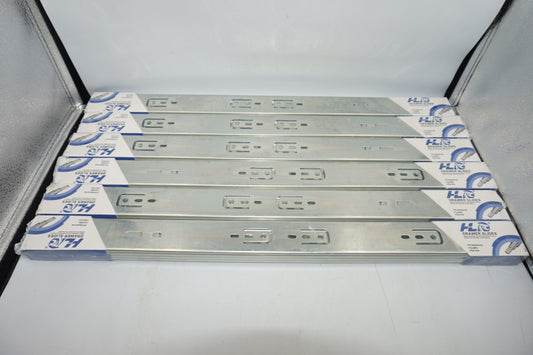 set of 2 HLC Drawer Slides pack of 6 size 22"