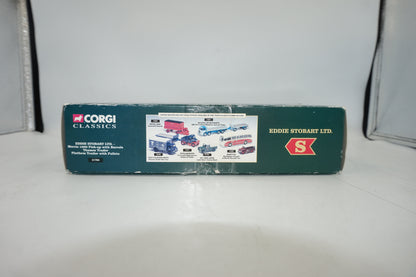 Corgi classics Eddie Stobart LTD. - Morris 1000 pick-up and Thames trader platform trailer 31704