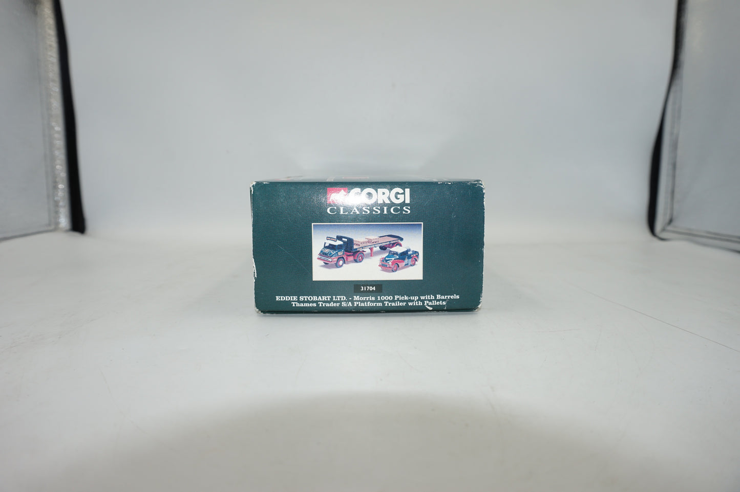 Corgi classics Eddie Stobart LTD. - Morris 1000 pick-up and Thames trader platform trailer 31704