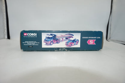 Corgi classics Eddie Stobart LTD. - Morris 1000 pick-up and Thames trader platform trailer 31704