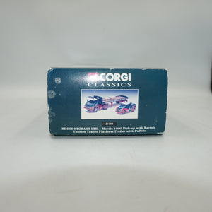 Corgi classics Eddie Stobart LTD. - Morris 1000 pick-up and Thames trader platform trailer 31704
