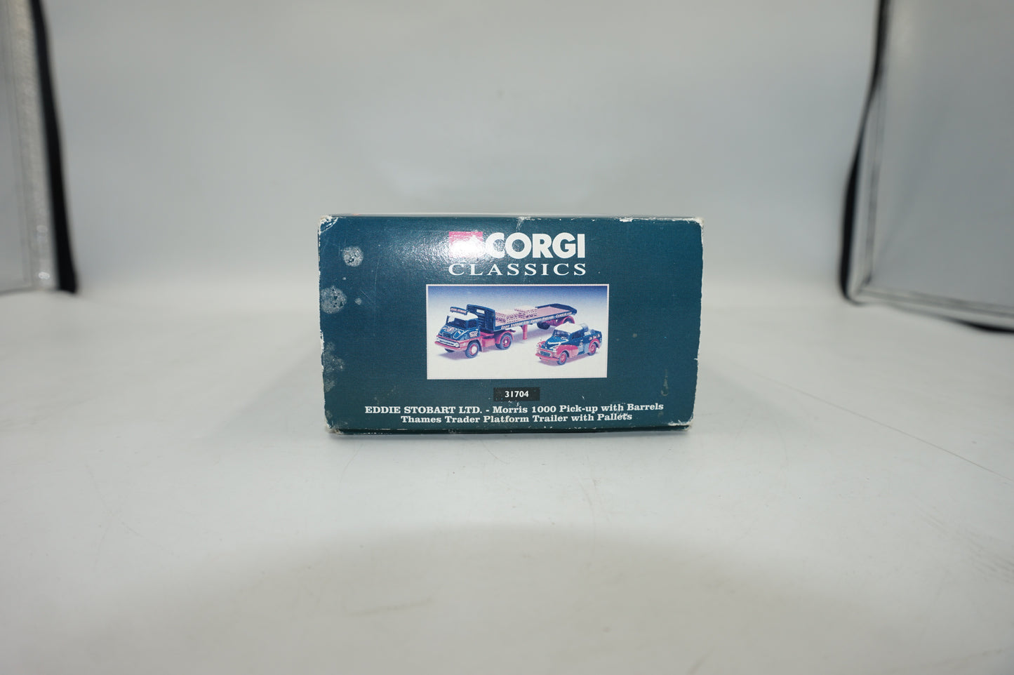 Corgi classics Eddie Stobart LTD. - Morris 1000 pick-up and Thames trader platform trailer 31704