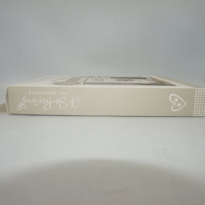Oh so precious pet keepsakes paw print ink picture frame with 2 designs and ink pad