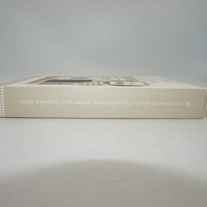Oh so precious pet keepsakes paw print ink picture frame with 2 designs and ink pad