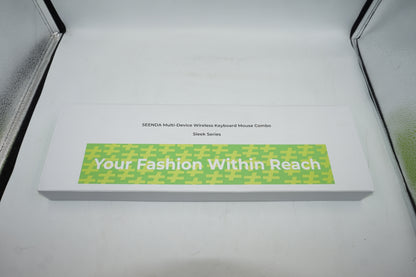 Seenda sleek series multi-device wireless keyboard mouse combo