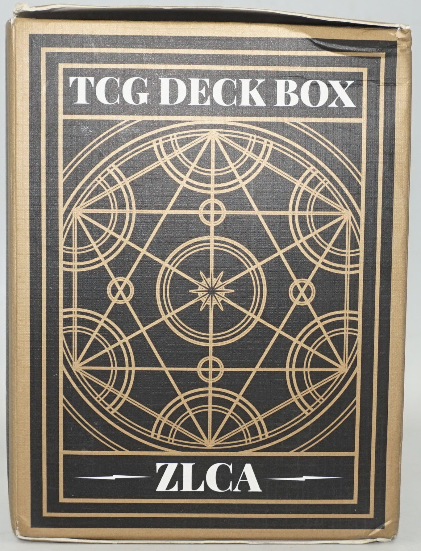 ZLCA TCG deck box storage can hold 120+ single sleeved MTG card with display window